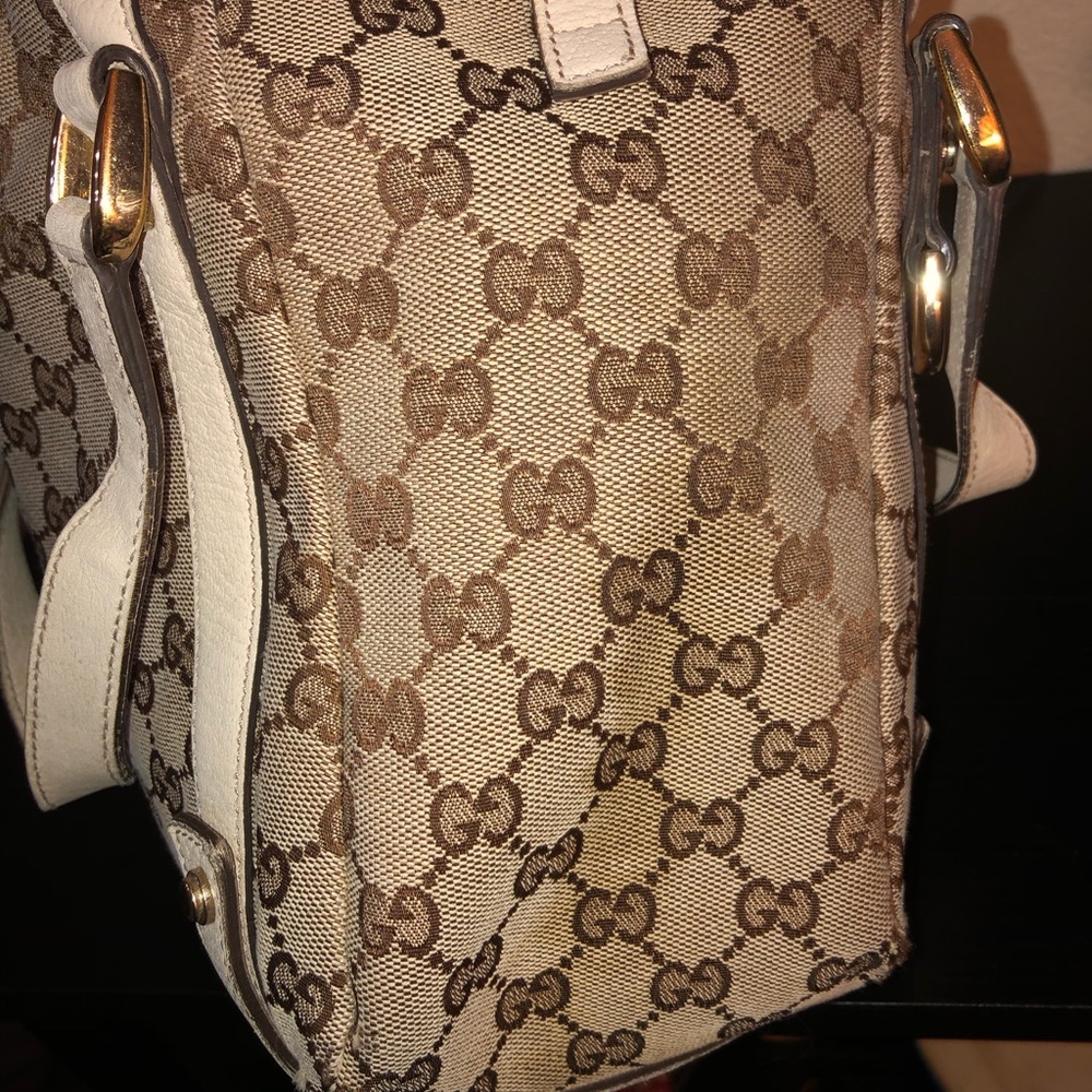 Authentic vintage Gucci canvas “ABBEY” tote bag - Picture 6 of 14